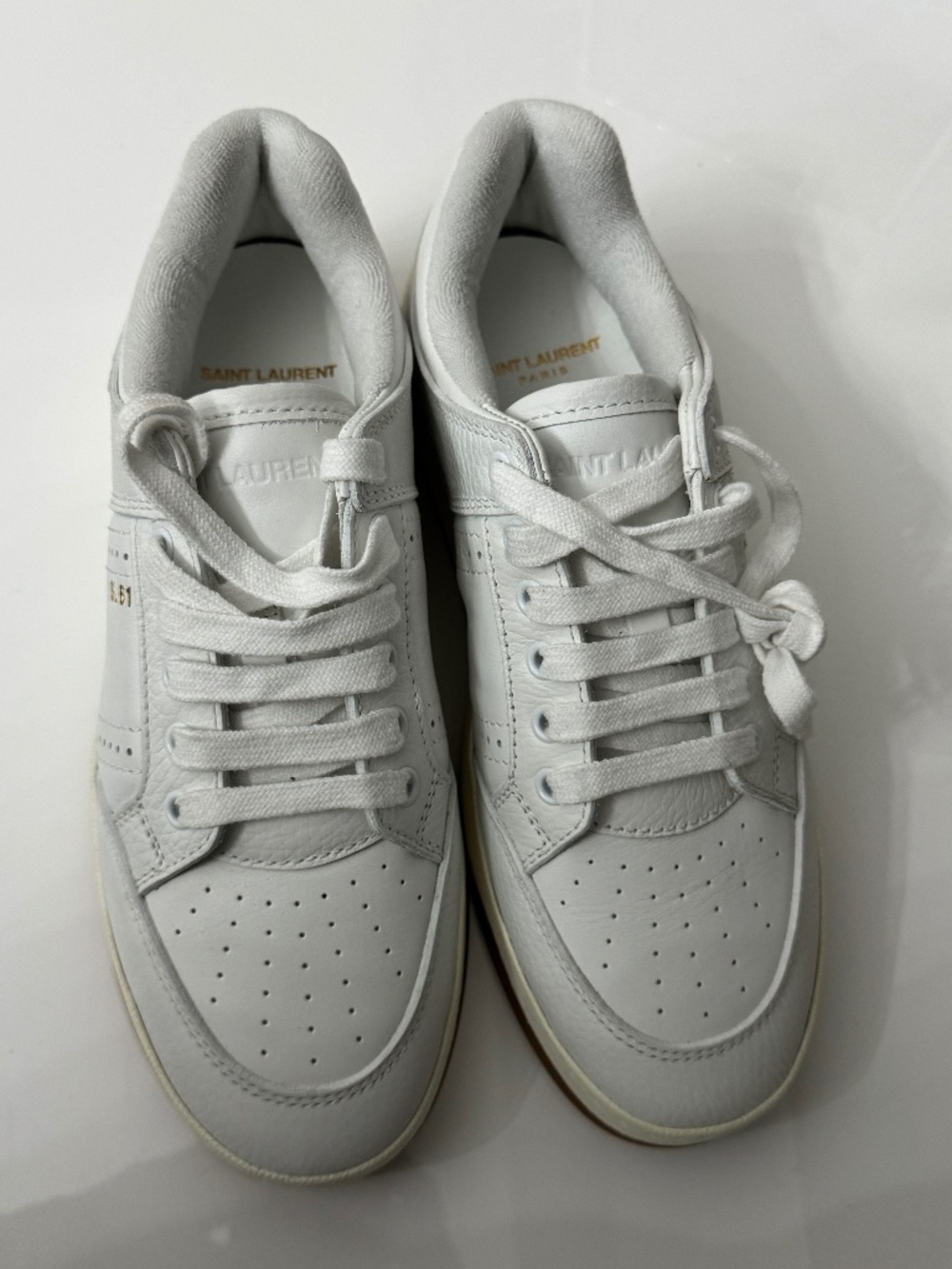 Saint Laurent Paris Women's White Trainers